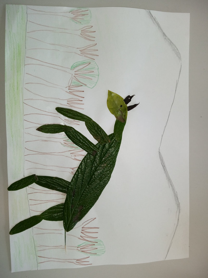 Leaf Art: We created imaginative leaf animals using leaves that we  collected from around our school. Look at the wonderful creations! -  Garrafrauns National School Scoil Mhuire na Garfráin